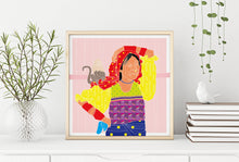 Load image into Gallery viewer, Guna Yala Women & Monkey - Daniel Dittmar