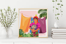 Load image into Gallery viewer, Guna Yala Girl & Peccary - Daniel Dittmar